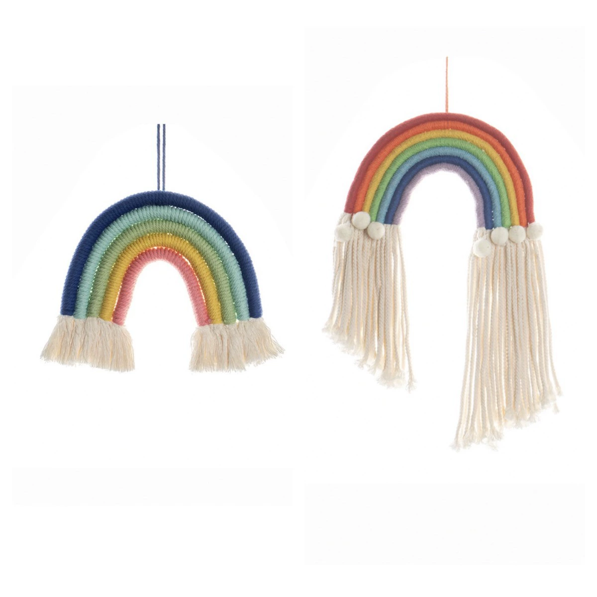Rainbow brand woven pendant, Nordic style