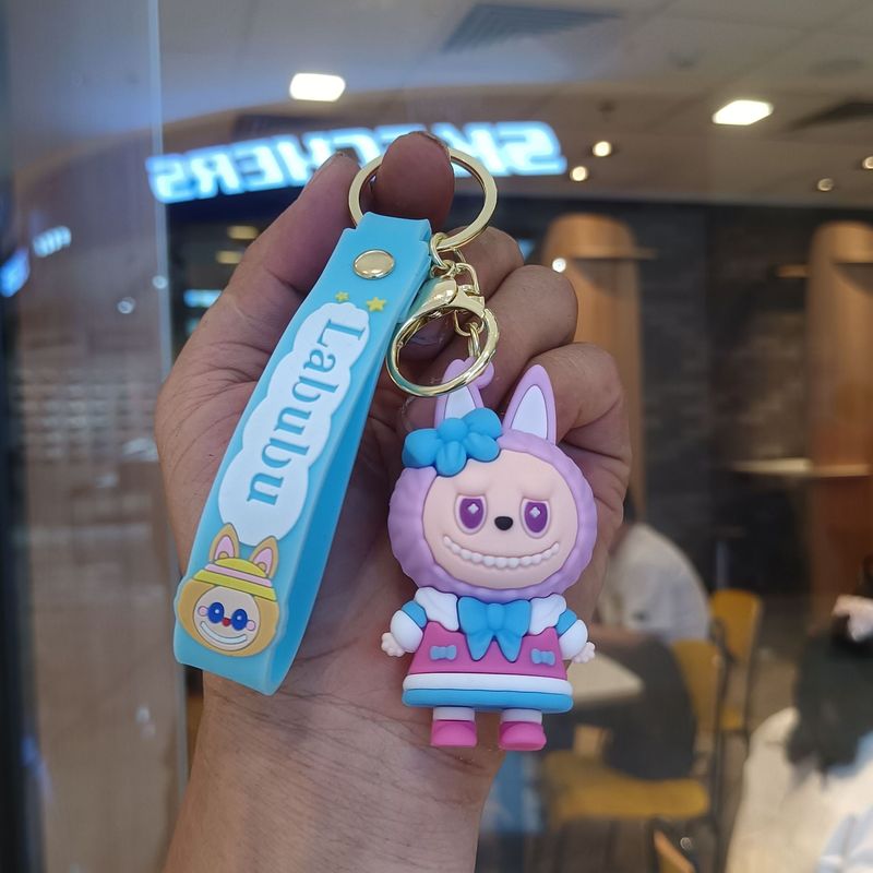 クリエイティブホットスタイルラブブキーホルダー漫画リトルシープペンダントおもちゃベビーグラバーかわいいキーチェーンリング卸売|undefined