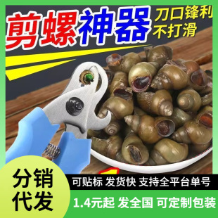 Non-Slip Snail Tail Removal Tool, Labor-Saving Pliers for Cutting Snail Tails, Special Scissors for Stone Snails