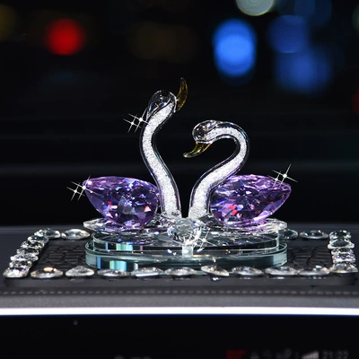 Car ornaments Car Ornaments, High-End Confession Balloons - swan-love-purple-large-size
