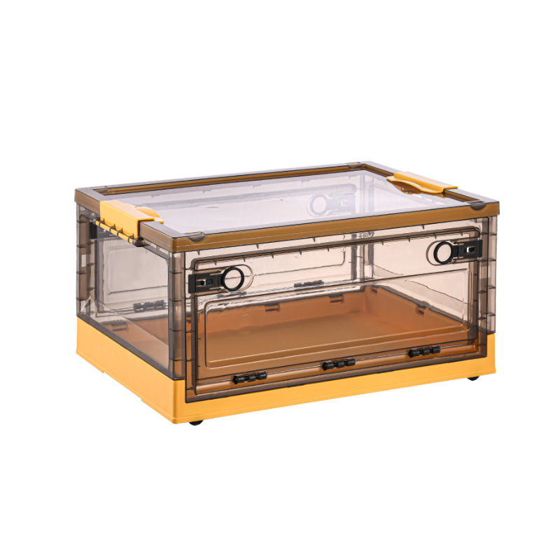 Пластиковый прозрачный ящик для хранения, игрушка, очень большая пластиковая коробка для хранения, увеличенная толщина