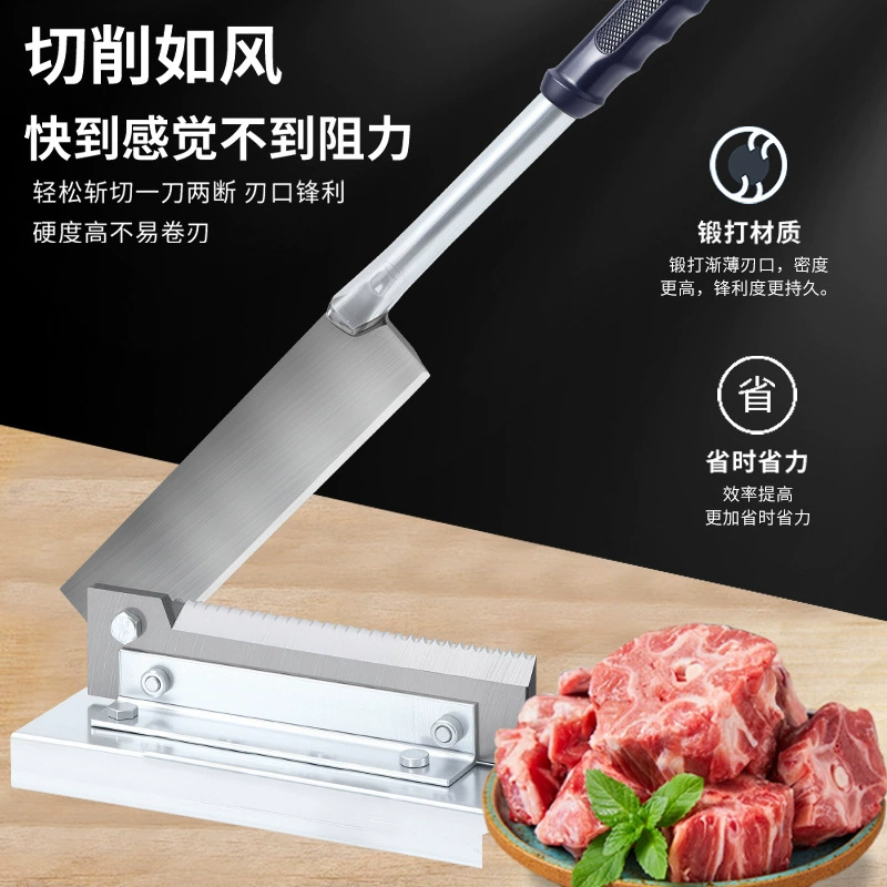 Малая бытовая гильотина для резки костей, коммерческого использования для резки китайских лекарственных трав, мяса, свежих цветов, травы, курицы и костей.