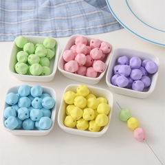 アクリルゴム無花果散珠マカロン明るい色の子供diyビーズストラップ材料部品