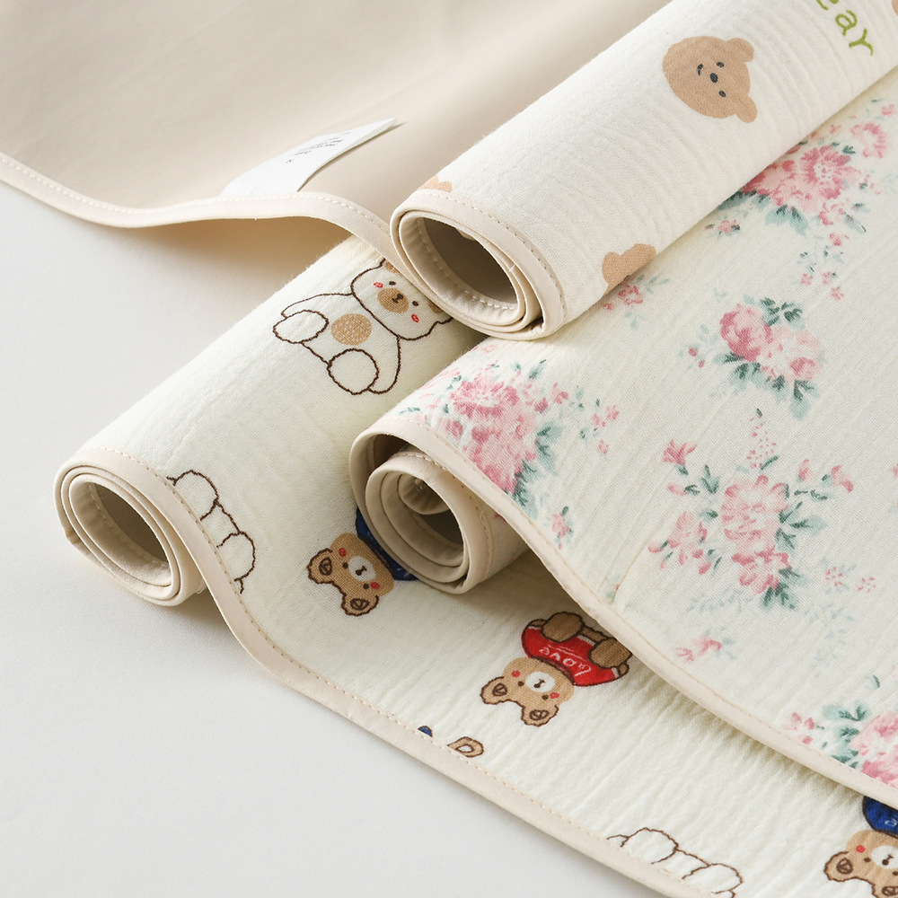 Washable Cotton Type a Waterproof Breathable Baby Urine-Proof Urine Pad for All Seasons Menstrual Period Physiological Pad