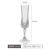 Import glossy diamond crystal, retro wineglass, cup