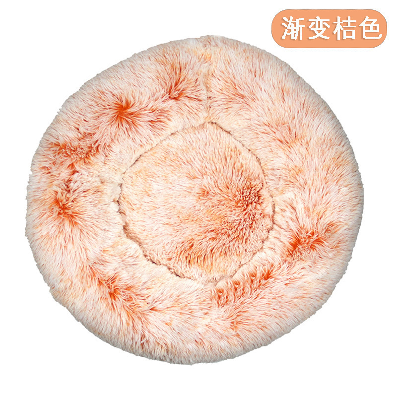 狗窝猫窝长毛绒圆形宠物窝狗床冬季狗垫子宠物床宠物用品批发|undefined