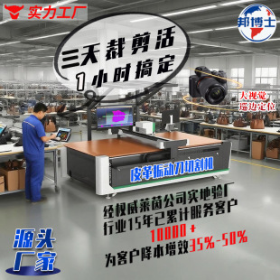 Factory Direct Sales, Bags and Shoes, Multi-Layer Fabrics, Cnc Knife-Free Die Cutting, Leather Vibration Knife Cutting Machine