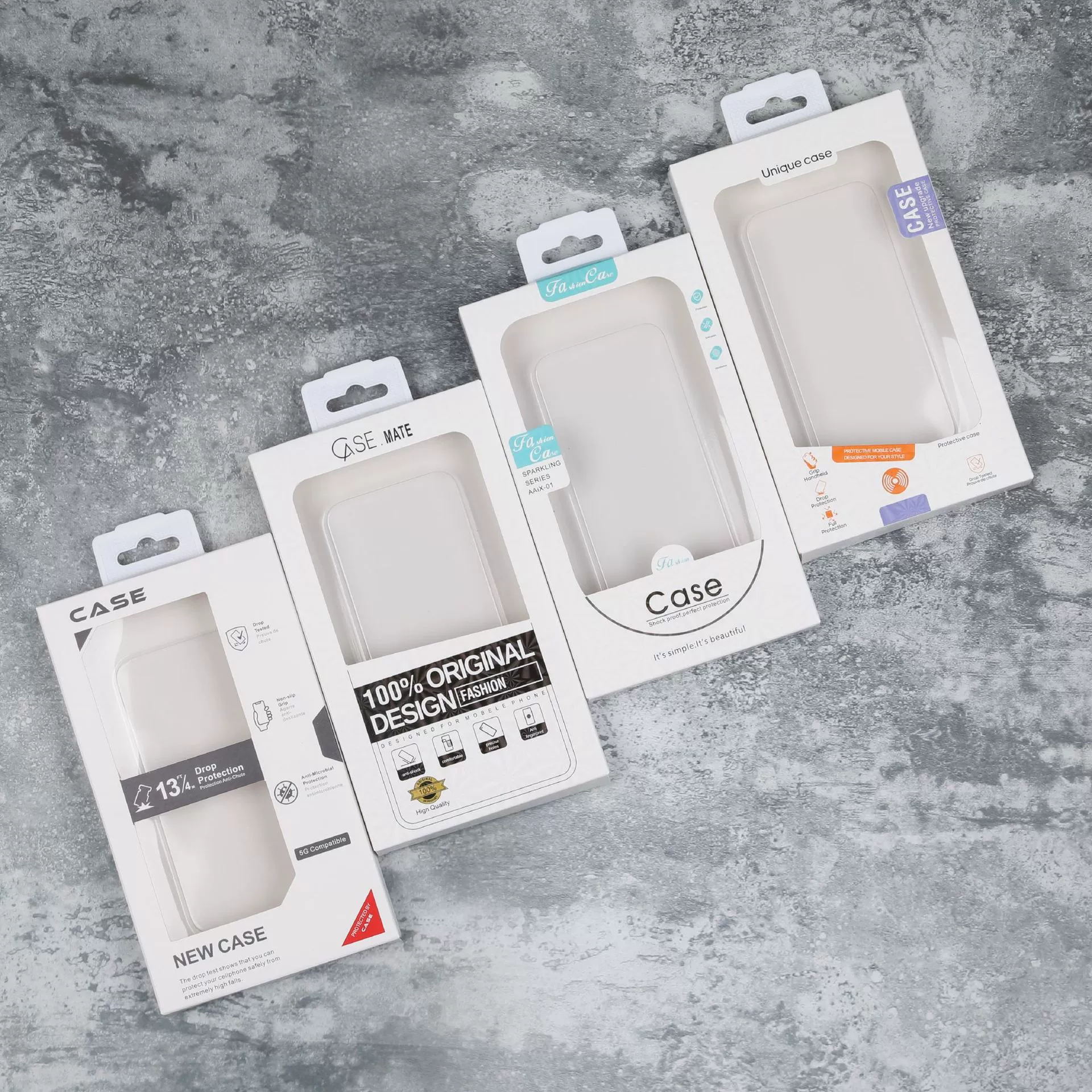 Подходит для упаковки чехлов для мобильных телефонов Apple, защитных чехлов, универсальных цифровых картонных коробок, цветных коробок.