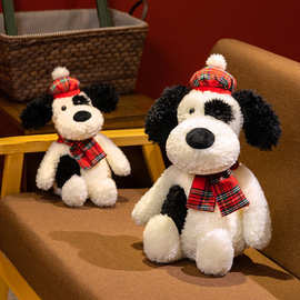 斑点狗海盗小狗毛绒玩偶可爱抱睡公仔娃娃送儿童生日礼物批发