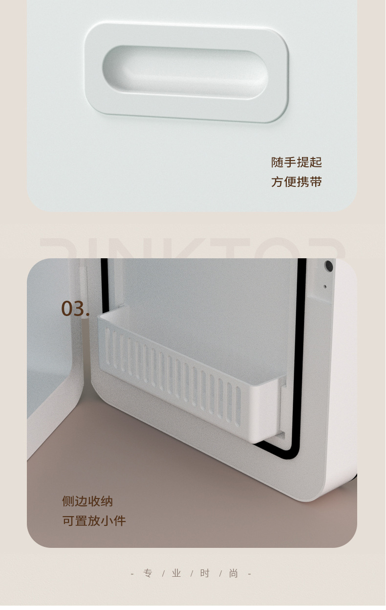Chigo Car Mini Refrigerator Small Home Rental Refrigeration Dormitory Single Large Capacity Glass Door
