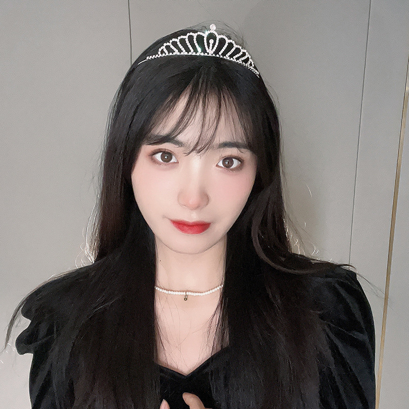 60g Weight Hair Band Hair Accessories Type Rhinestones Inlay Material 1 Piece Quantity Street Occasion Alloy Material Crown Pattern Women'S Gender Plating Design Lady Crown Alloy Plating Rhinestones Hair Band 1 Piece 3