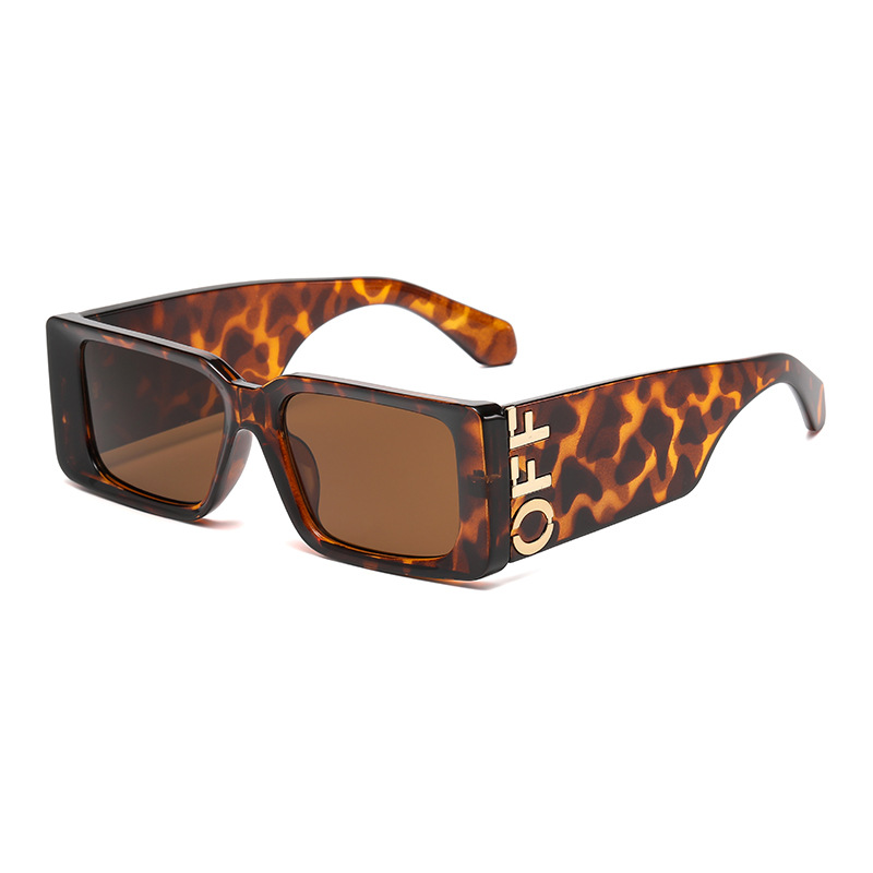 Trend square fashionable retro brand sunglasses for men and women