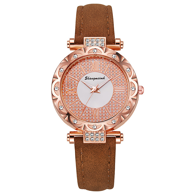 Comercio exterior transfronterizo nuevas señoras estilo coreano reloj de cuarzo simple cinturón clásico reloj de mujer traje de moda