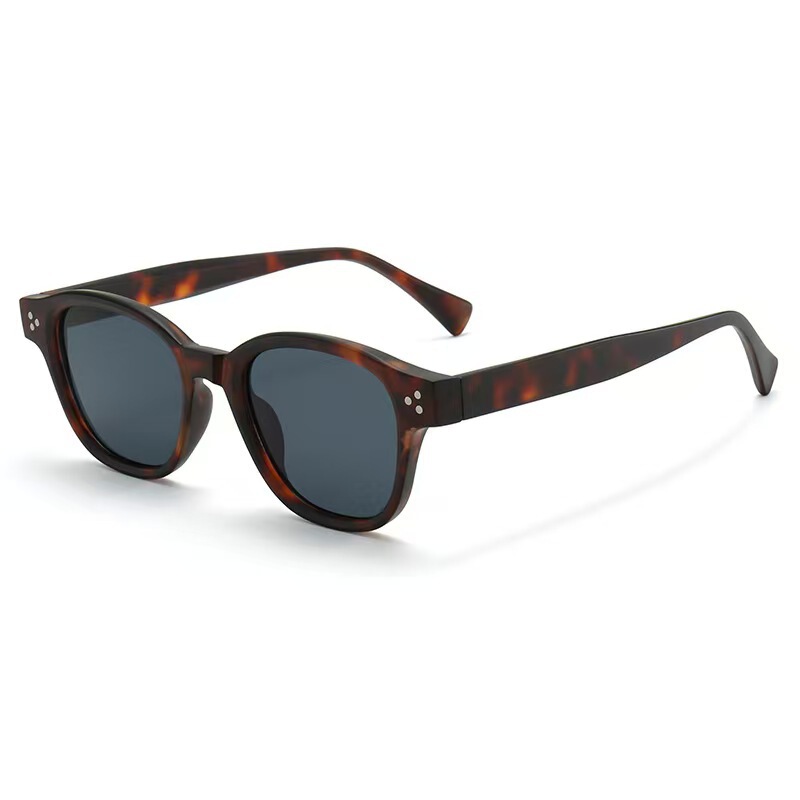 Cross-Border New Style Retro Small Frame Personalized Fashionable High-Quality High-End Sunglasses with Uv Protection
