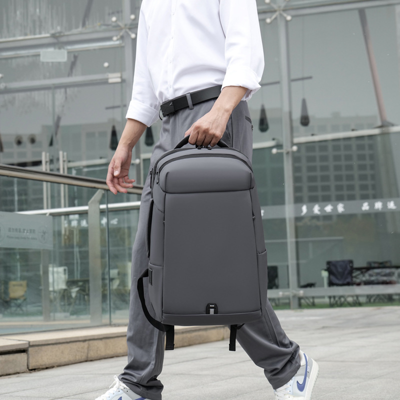 Mochila de hombre nueva mochila de expansión de gran capacidad, mochila de viaje multifuncional, mochila de estilo de atmósfera, mochila de estudiantes, moda