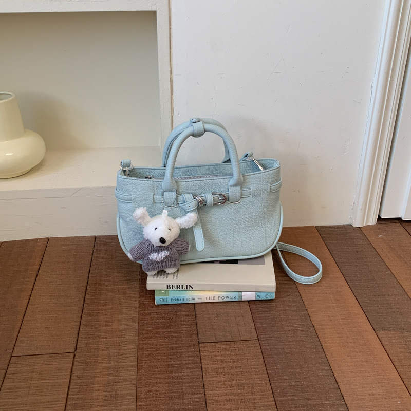 Bolso francés de estilo occidental para mujeres 2026 verano nuevo nicho diario temperamento litchi mochila de hombro image 3