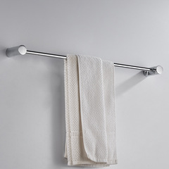 鋅合金毛巾架單杆晾毛巾杆衛生間浴巾置物架浴室掛杆酒店工程外貿