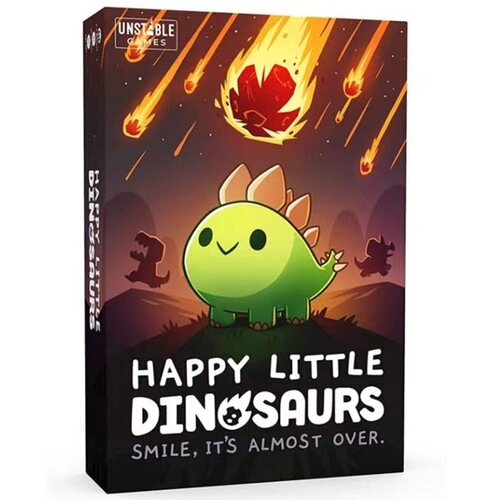 Happy Little Dinosaurs Full English Happy Little Dinosaurs Chess and Card Strategy Board Game Cards