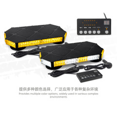 国境を越えた新型自動車56led短列警告灯屋根黄色フラッシュ磁気フラッシュライト屋根警告灯