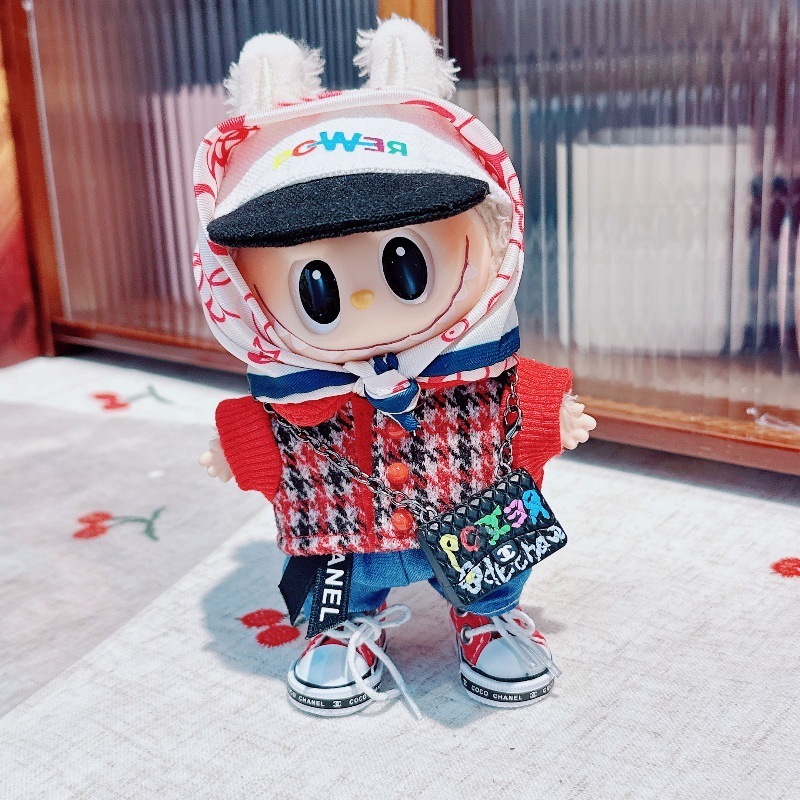 GD 同じスタイル クォンジロン ラブブ ラブブ ベビー服セット 第一世代、第二世代、第三世代 ペンダント ぬいぐるみ 人形服|undefined