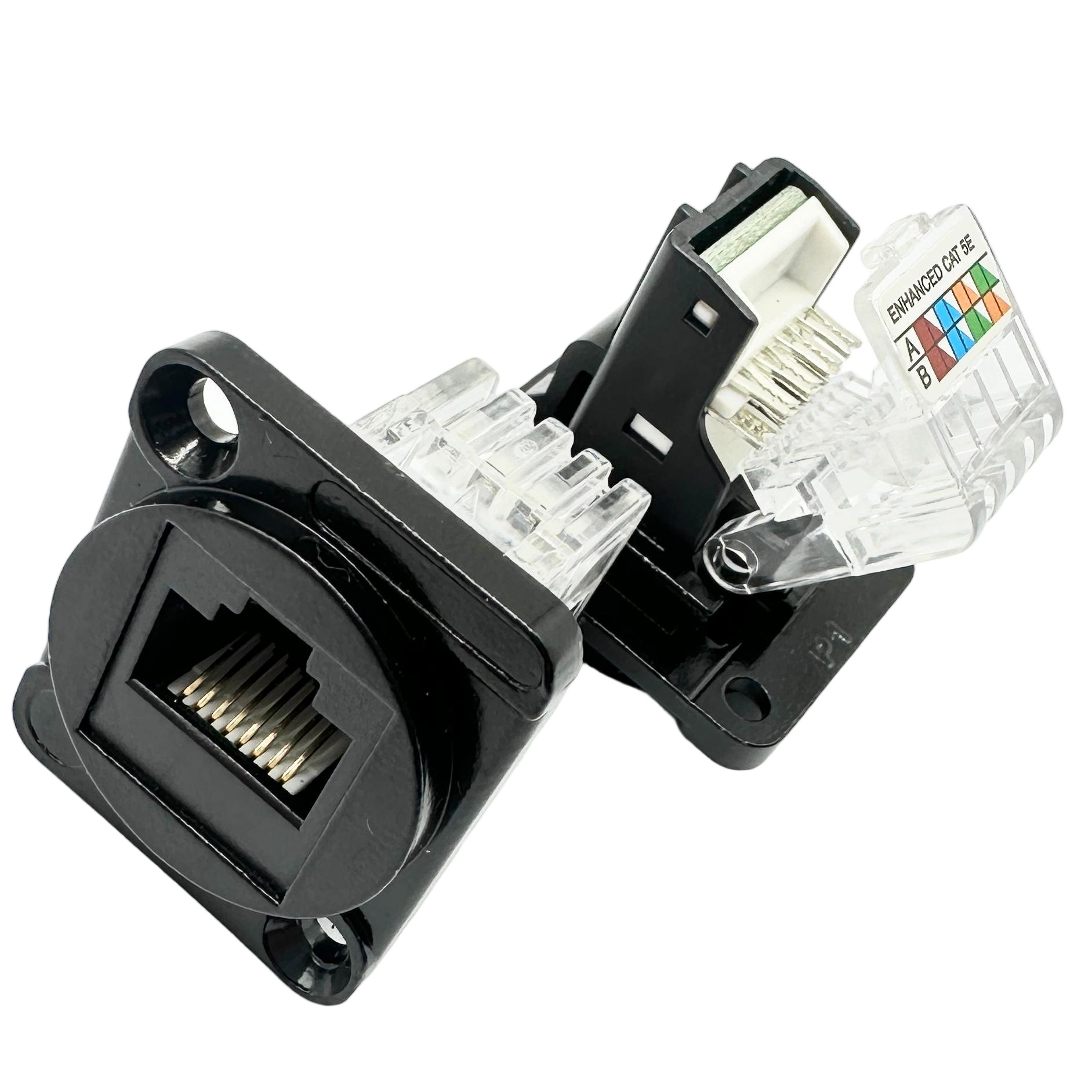 D�����̶�ֱͨģ��RJ45�������������źŶԽ�ͷ����ӿ�ĸ����