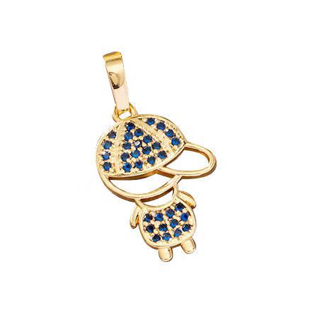 Xiyin cross-border couple colgante de moda nuevo nicho único diseño de zircon lindos colgante de collar para niños y niñas