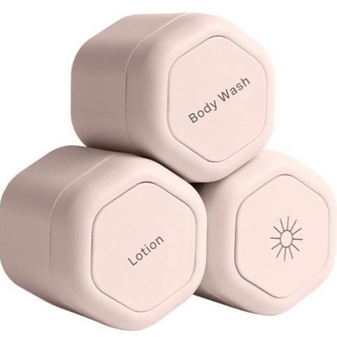 化妆护肤品收纳瓶药盒容器Travel container身体护理磁性旅游胶囊