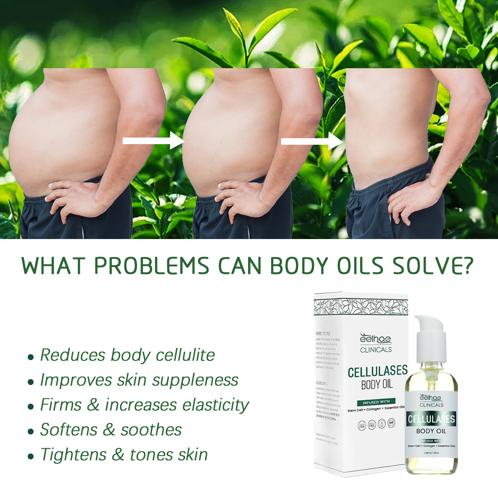 Vitamin Firming  Thighs, Arms, Belly, Anti Orange Peel Body Shaping Essential Oil_voghion.com