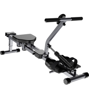 Double track Liquid resistance rowing machine home indoor fitness sports hydraulic rowing trainer belly contracting rowing machine