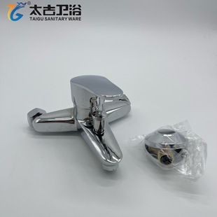 Sailor triple faucet hot and cold all copper bathtub faucet shower faucet wall-mounted mixing valve shower faucet