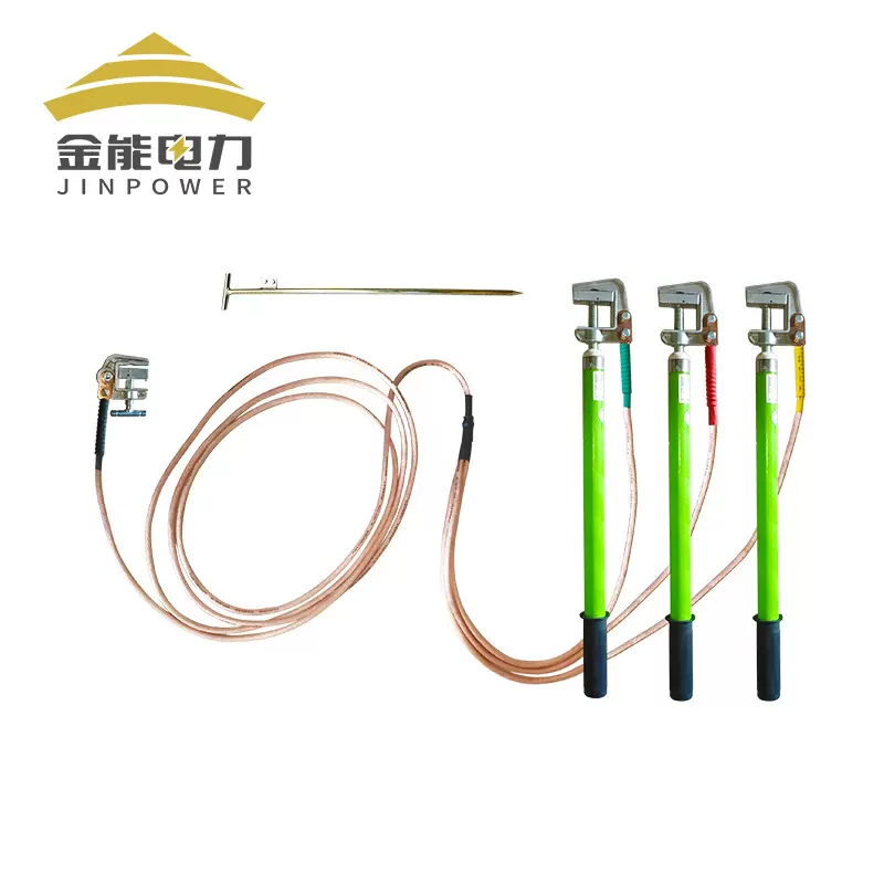 金能电力 10kv高压接地线软铜线 35kv便携式三相短路接地棒接地线