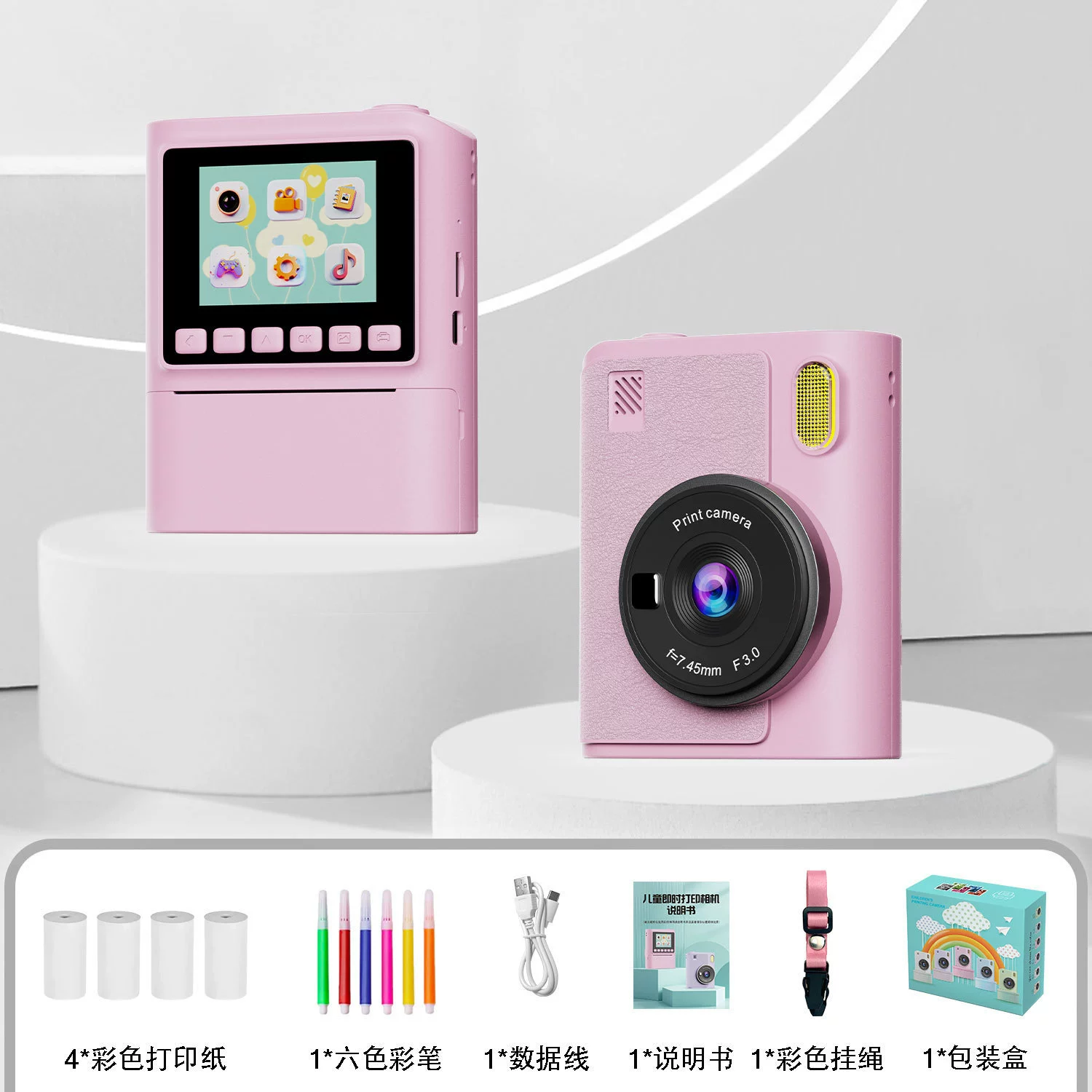 Polaroid, мультяшная маленькая камера