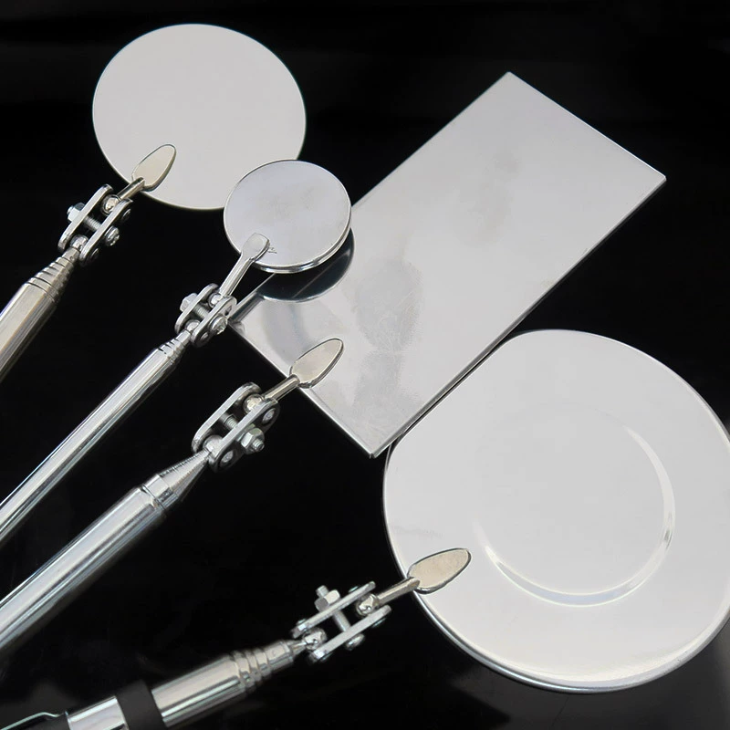 Универсальный складной телескопический зеркальный светильник с большим и маленьким детекторным зеркалом