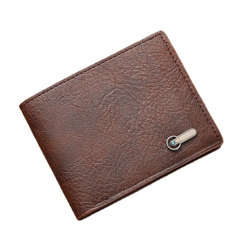 Men's Wallet Business Casual Short Handle Leather Money Clip Short Handle Leather Bag