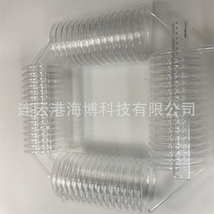 Large Size Transparent Quartz Spiral Tube High Temperature Resistance Tube Furnace Quartz Tube