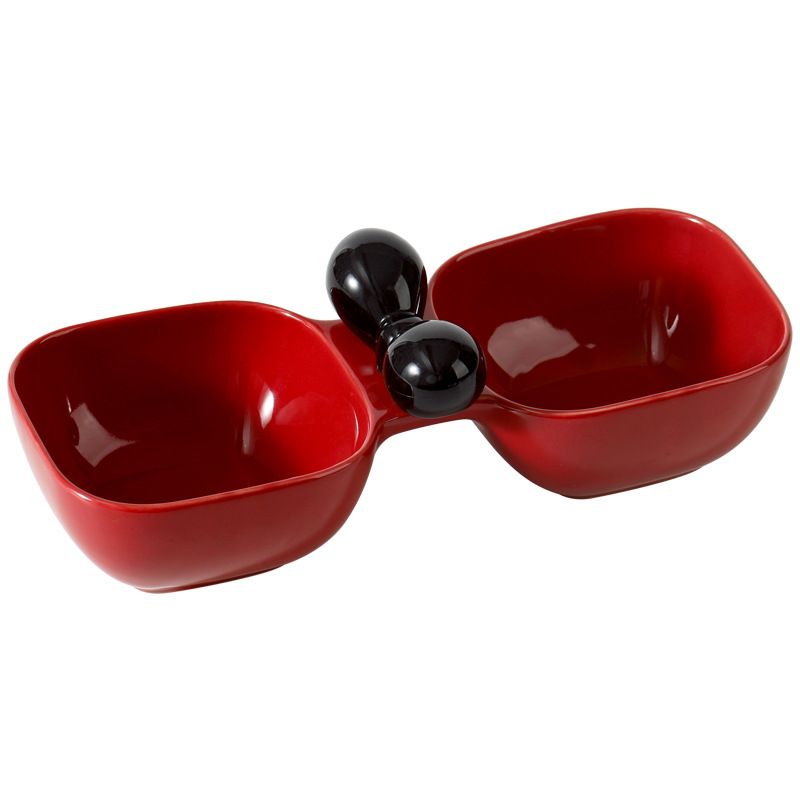 Plato de frutas de cerámica sala de estar mesa de té aperitivos semillas de melón bocadillos tazón de frutas paneles de dulces almacenamiento de entrada