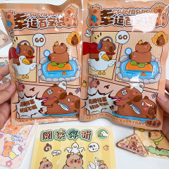 新しい漫画カピバラジイカワ文具ブラインドバッグ子供の学用品子供の日クリエイティブサプライズブラインドバッグ