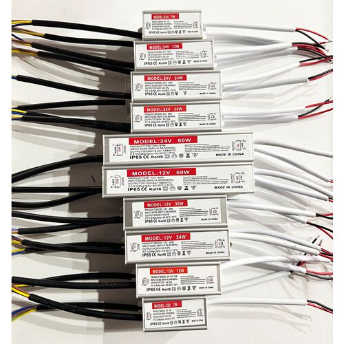 IP65 Waterproof LED Switching Power Supply 12V/24V Outdoor Low Voltage Waterproof Driving Power for Outdoor Lighting Projects