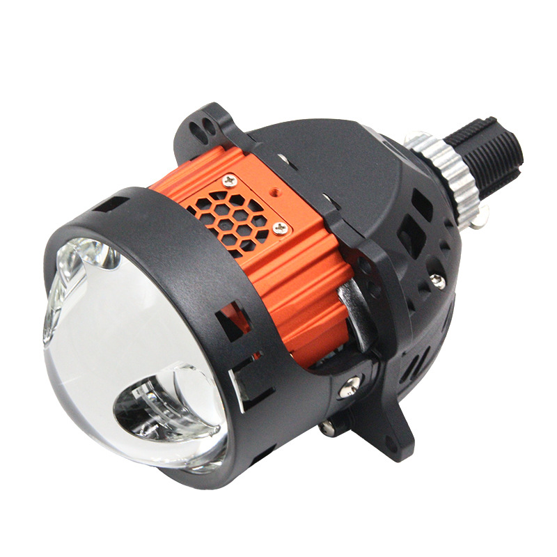 Nuevo producto 2025: Lente láser de haz dual directo BS01 de 2.5 pulgadas, lente inteligente LED ultrabrillante con enfoque sin pérdidas, universal