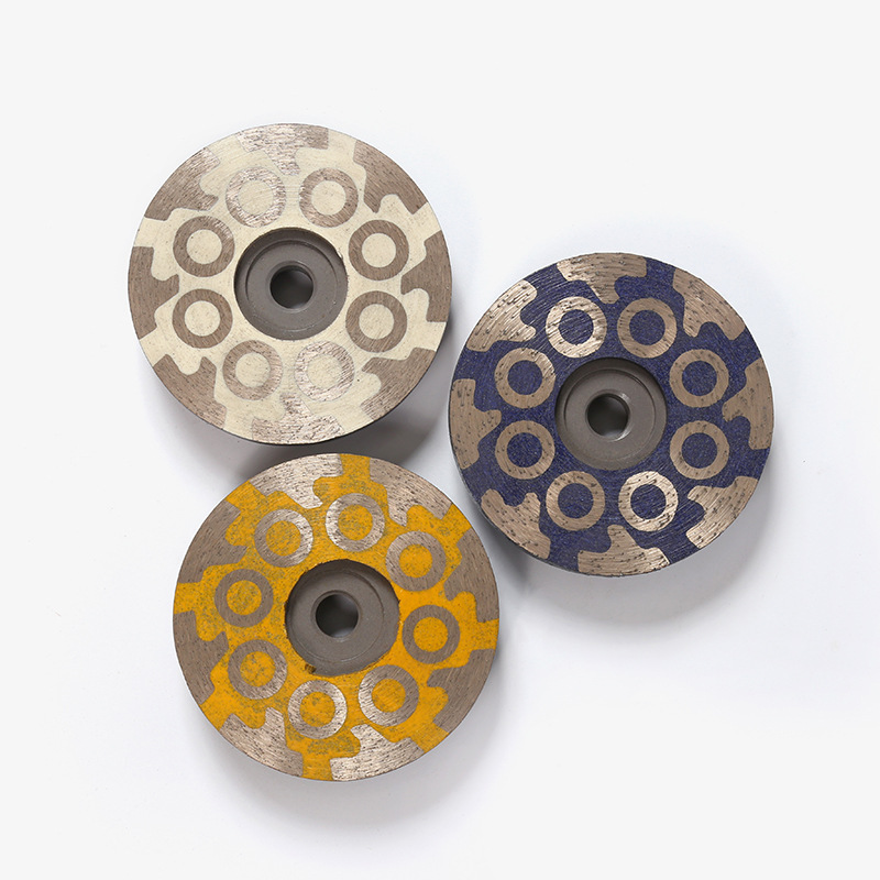 跨境金刚石磨盘金刚石锯片大理石石材打磨片M14角磨机加厚碗磨