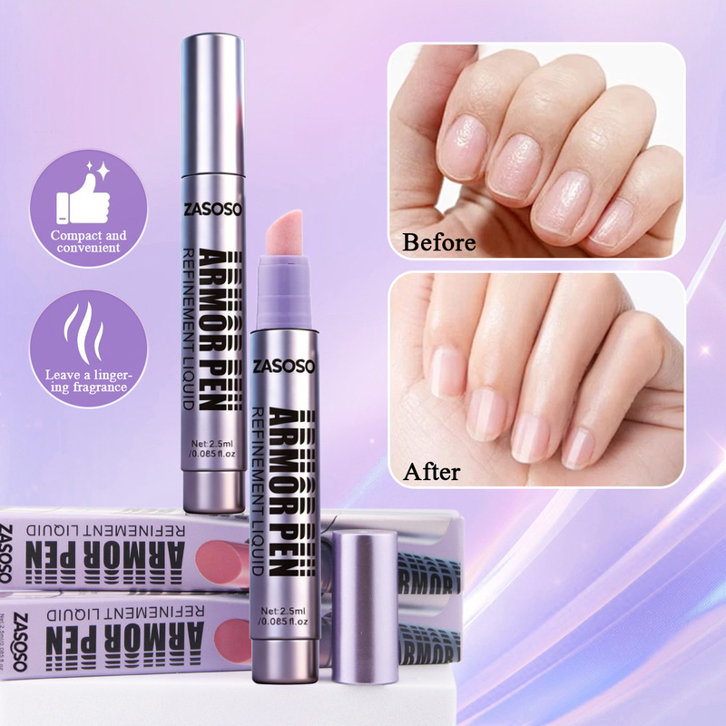 Zasoso Cross-Border Foreign Trade Specializes in Nail Care Essence Pen, Anti-Hangnail Cuticle Remover, Nail Oil, Nourishing and Moisturizing Cuticle Oil
