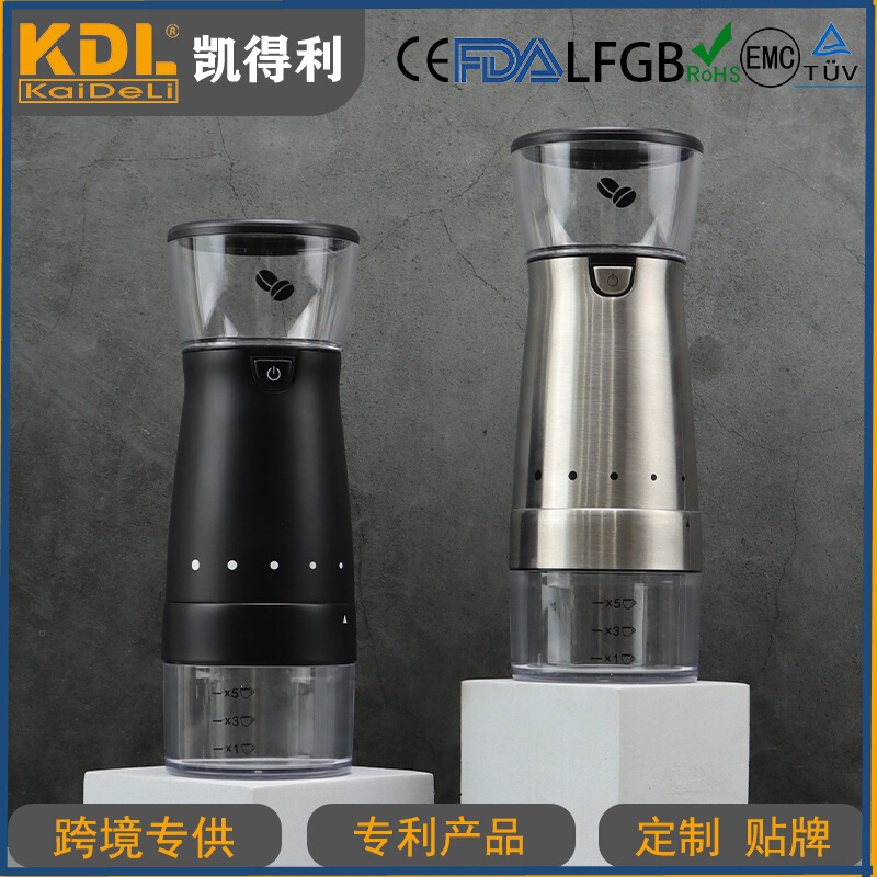 Kaideli 910 Household Electric Coffee Machine Portable USB Coffee Grinder Small Rechargeable Coffee Grinder