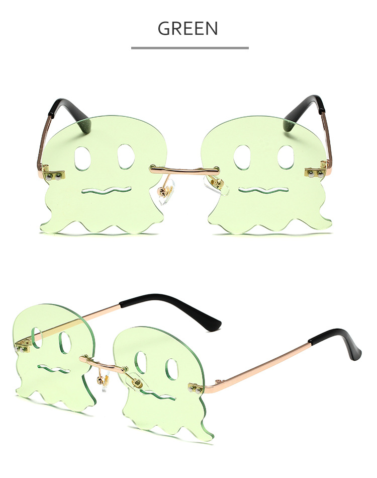 Men's Sunglasses New Octopus Funny Cartoon Metal Sunglasses Party Dance Men And Women Sunglasses_voghion.com