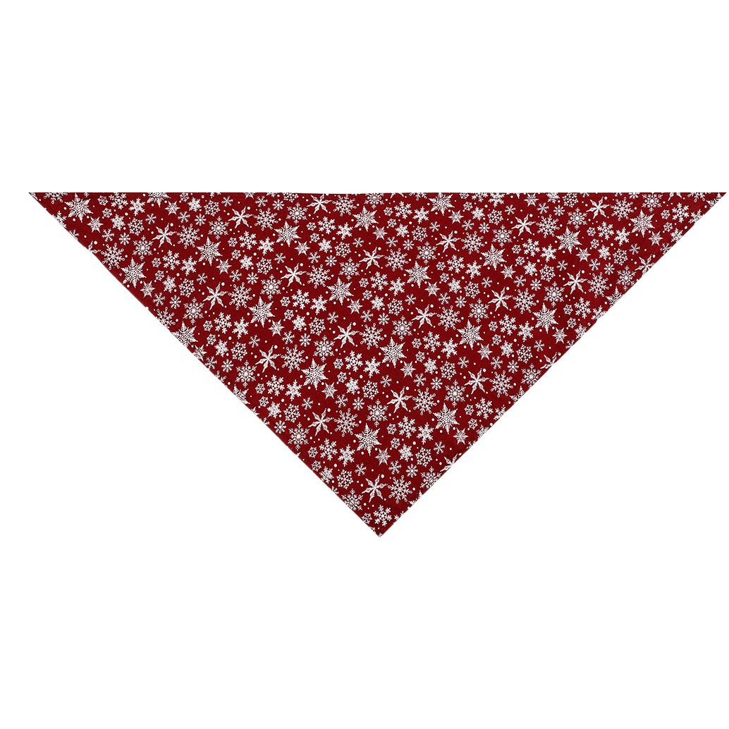 Tanpopo в наличии трансграничная хлопковая Снежинка домашнее животное треугольное полотенце собака Слюна полотенце Рождество домашнее животное Слюна полотенце