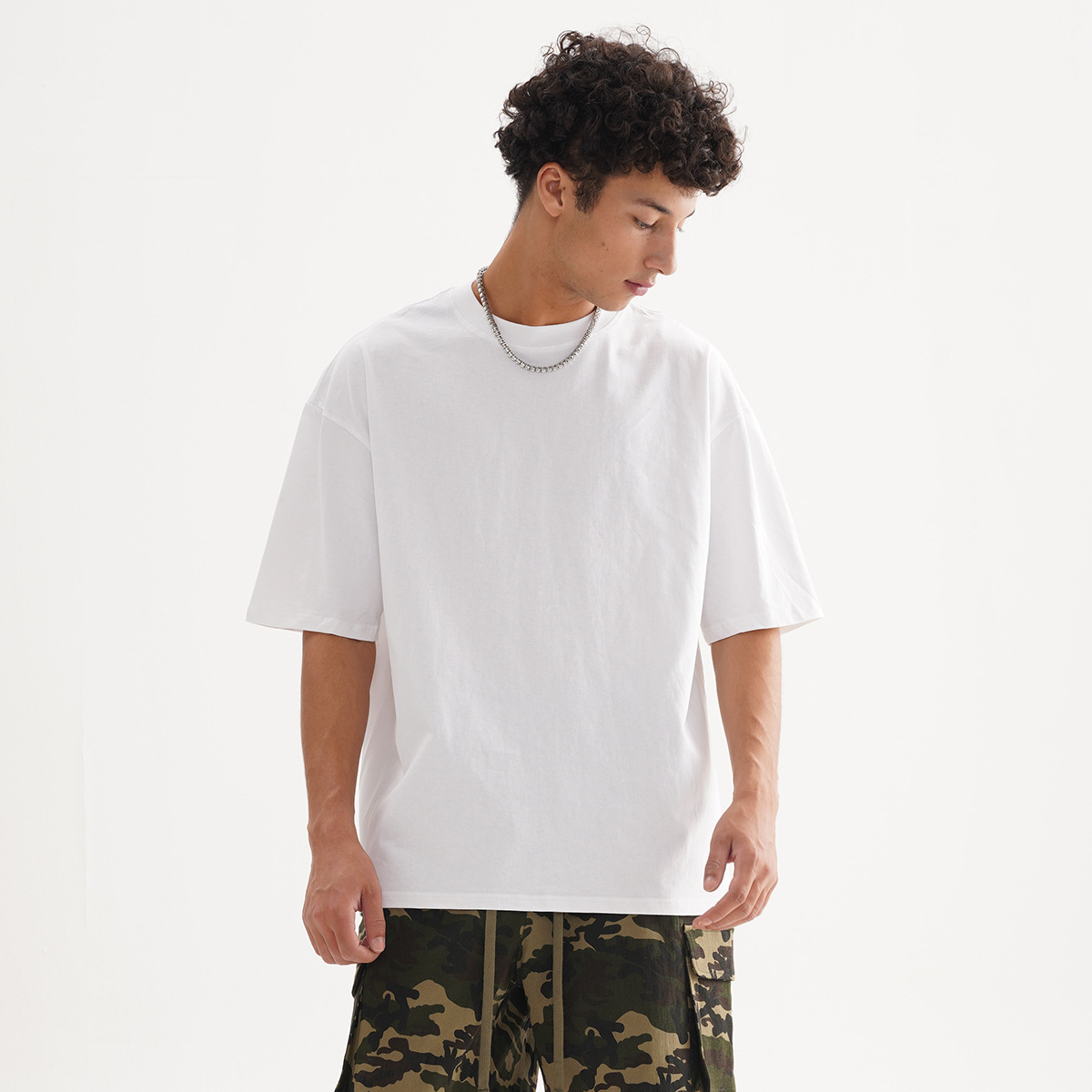 ETAI Hombre| Casual al aire libre camiseta de algodón sólido de alta calidad tendencia versátil verano hombre y mujer manga corta