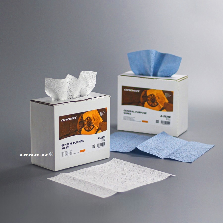 ORDER 白色抽取式盒装多功能擦拭布 聚丙稀吸油吸水无纺擦拭布