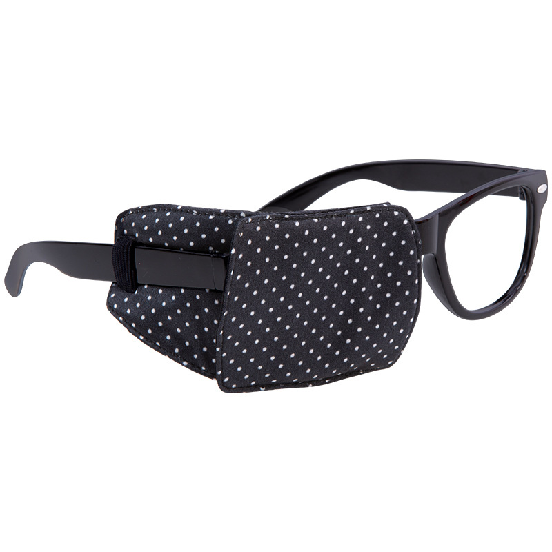 Gran cubierta negro máscara de ojo de los niños monocular estrabismo ambliopía sombreado formación corrección bloqueo parche ocular protección ocular