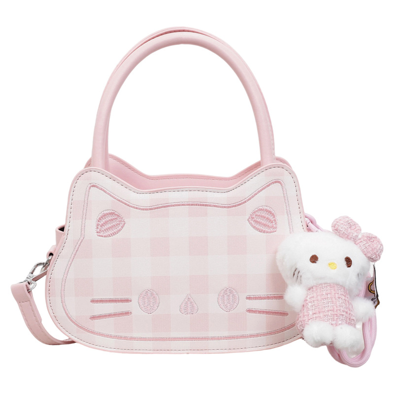 Girl 's Style lindo bolso de mano de dibujos animados para mujeres 2026 verano nuevo simple bolso de viaje diario image 6