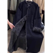 兔毛内胆派克服女2025冬季新款小个子宽松中长款皮草大衣毛毛外套