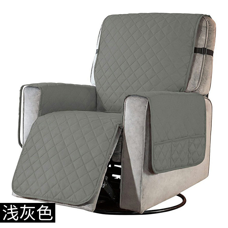 Toalla de sofá reclinable-gris claro